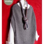 maddy laine Knitting Pattern - ML164 Flatter Me Vest